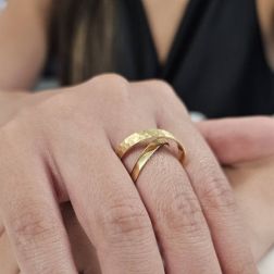 Photo of worn Yellow Gold Crowned Ring