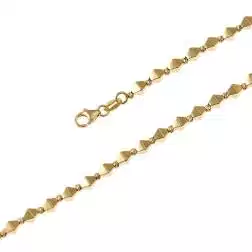 Bracciale a Rombi Tridimensionali in Oro Giallo