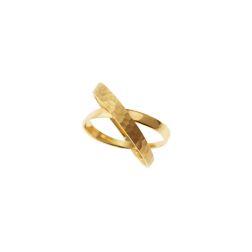 Yellow Gold Crowned Ring