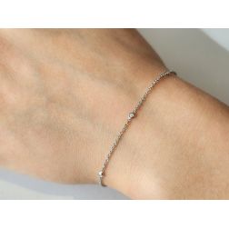 Bracciale Gocce di Luce 2.50mm foto indossata