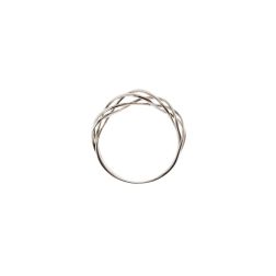 White Gold Braided Ring