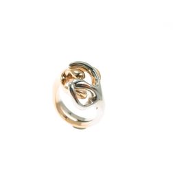 Anello Abbraccio Piccolo in Oro Bianco e Oro Rosa