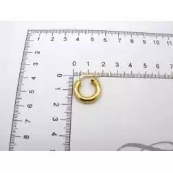 Orecchino Boccola Semplice Oro Giallo 1,85cm x 3,8mm