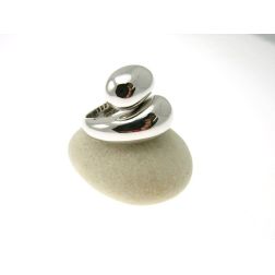 Photo of worn White Gold Drop Ring