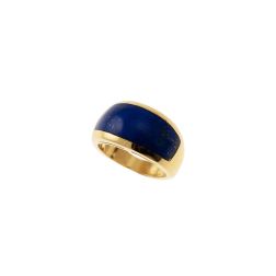 Lapis Yellow Gold Ring