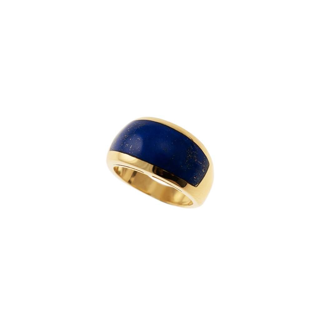 Lapis Yellow Gold Ring