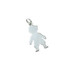 Ciondolo Bimbo in Oro Bianco 18kt