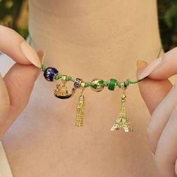 Enamel Round pendant