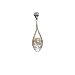 Ciondolo a goccia con Perla Freshwater
