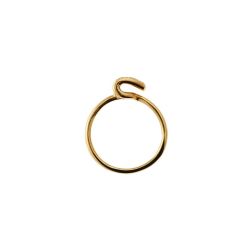 Anello Ruby Eye con Diamanti in Oro Giallo