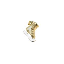 Ice Skate pendant yellow and white gold