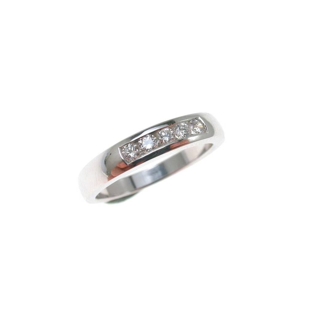 5 diamonds binary veretta ring