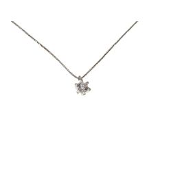 Star-shaped Point Light Necklace with 0.30ct GIA Certified Diamond