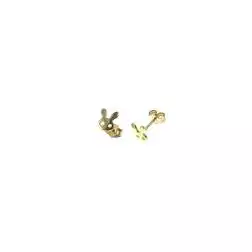 Orecchini Coniglietto Oro Giallo