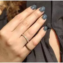 Black Diamonds Eternity Ring Photo of worn