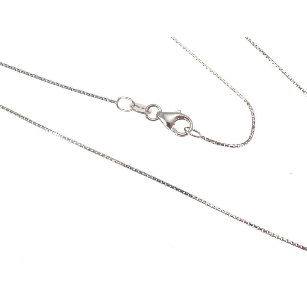 Collana veneta oro bianco 42cm 0,7mm