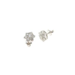 Small Flower Diamonds Earrings