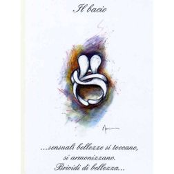 Anello Il Bacio in Oro Bianco