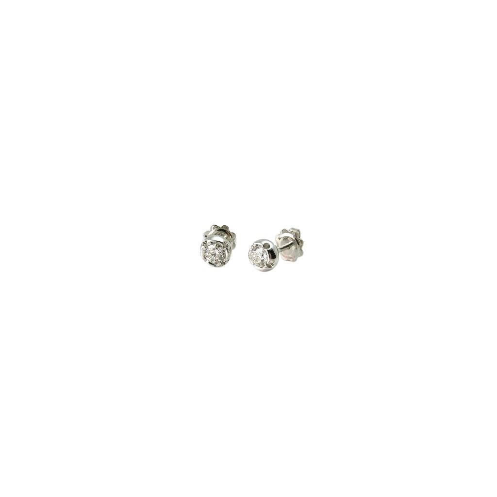 Punto Luce Cipollotto con Diamanti 0.38ct in Oro Bianco
