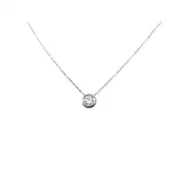 Collana Circle Diamante Castone da 4,50mm