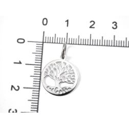 Charm Tree of Life in 18kt White Gold
