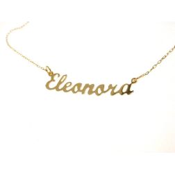 Collana Nome Oro Giallo Mini