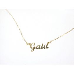 Collana Nome Oro Giallo Mini