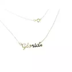Collana Nome Oro Giallo Mini