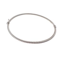 Torcion Bracelet in 18kt White Gold