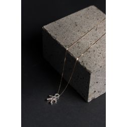 Ciondolo Bimbo oro Bianco e Diamanti