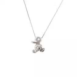 Girocollo 42cm con Ciondolo Anatroccolo con Diamanti