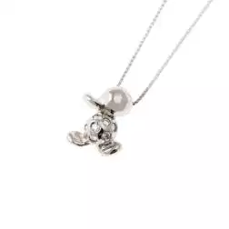 Girocollo 42cm con Ciondolo Anatroccolo con Diamanti