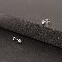 Circle Earrings bezel 5,50mm