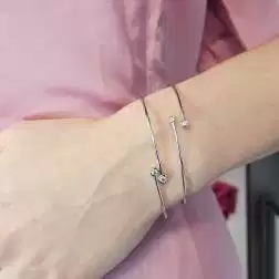 Bracciale Rigido Twin foto indossata