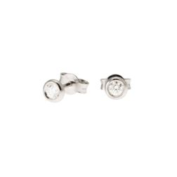 Circle Point of Light Earrings 4.50mm