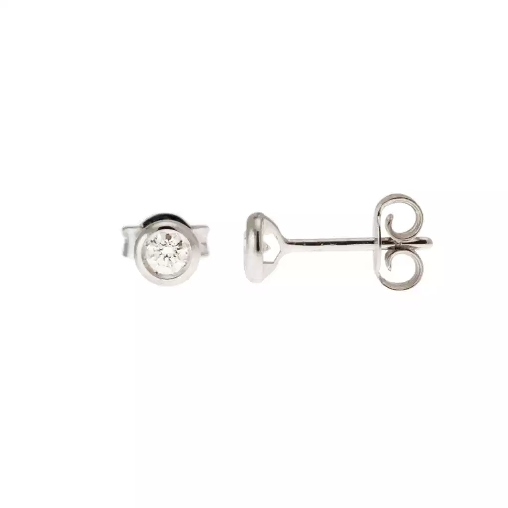 Circle Point of Light Earrings 4.50mm