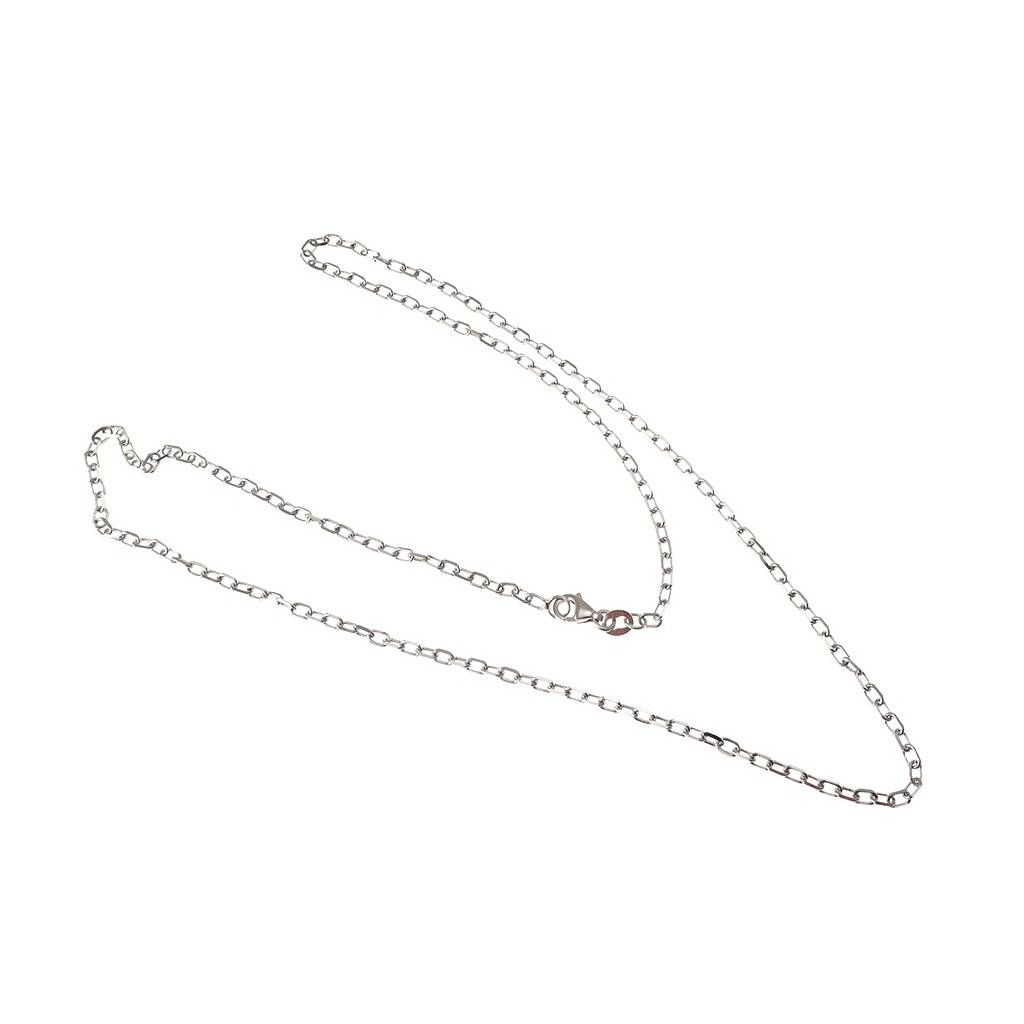 Forzatina Necklace in White Gold width 2.3mm