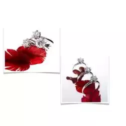 Solitario Pantelleria Oro Bianco 18kt