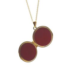 round photo holder charm