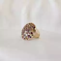 Rose Gold Confetti Ring