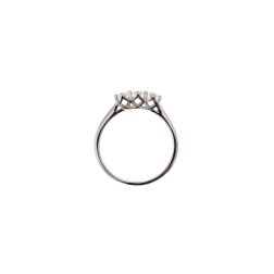Trilogy Ring Cross Vault 0,40ct