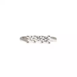 Ring Trilogy Wave 0,57ct GIA Certificate Diamonds