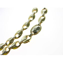 Chain necklace with ovals