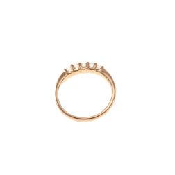 Veretta Suspended 5 Diamanti Oro Rosa -Larghezza 3.1mm