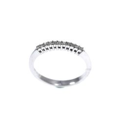 11 diamonds veretta ring - 2mm