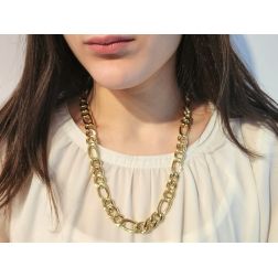 Photo of worn Figaro Necklace 60 cm