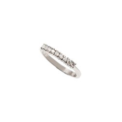 Veretta 9 Diamanti Oro Bianco - 2,70mm