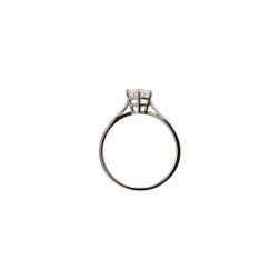 Solitario Band in Platino Diamante 0.93ct IGI