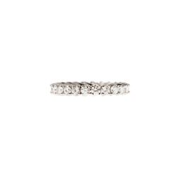 Platinum and 24 Diamond Veretta Eternity Ring