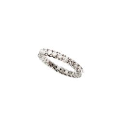 Platinum and 24 Diamond Veretta Eternity Ring
